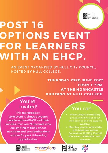 event for post 16 learners with an ehcp